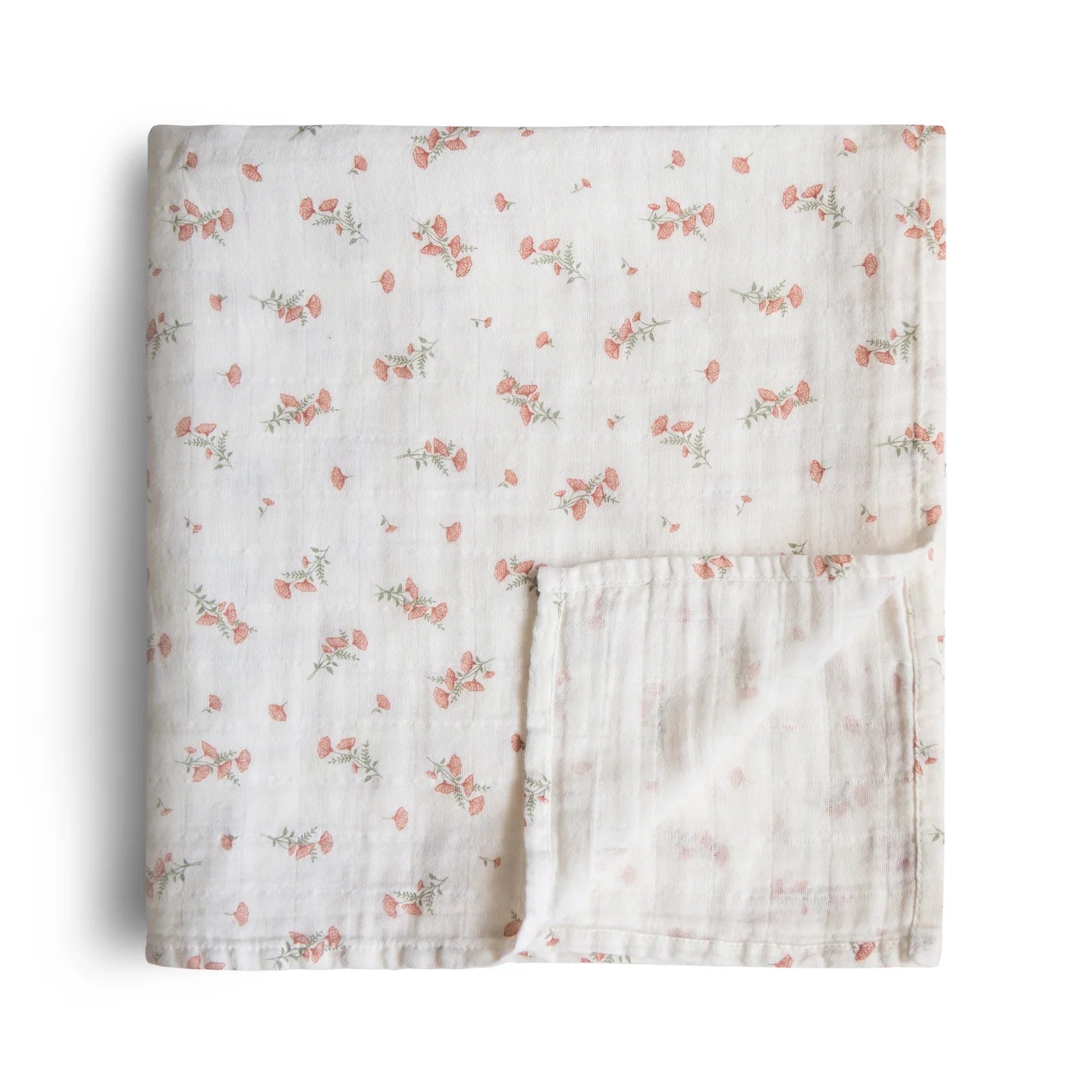 mushie  organic muslin swaddle blanket – Unbundled Co